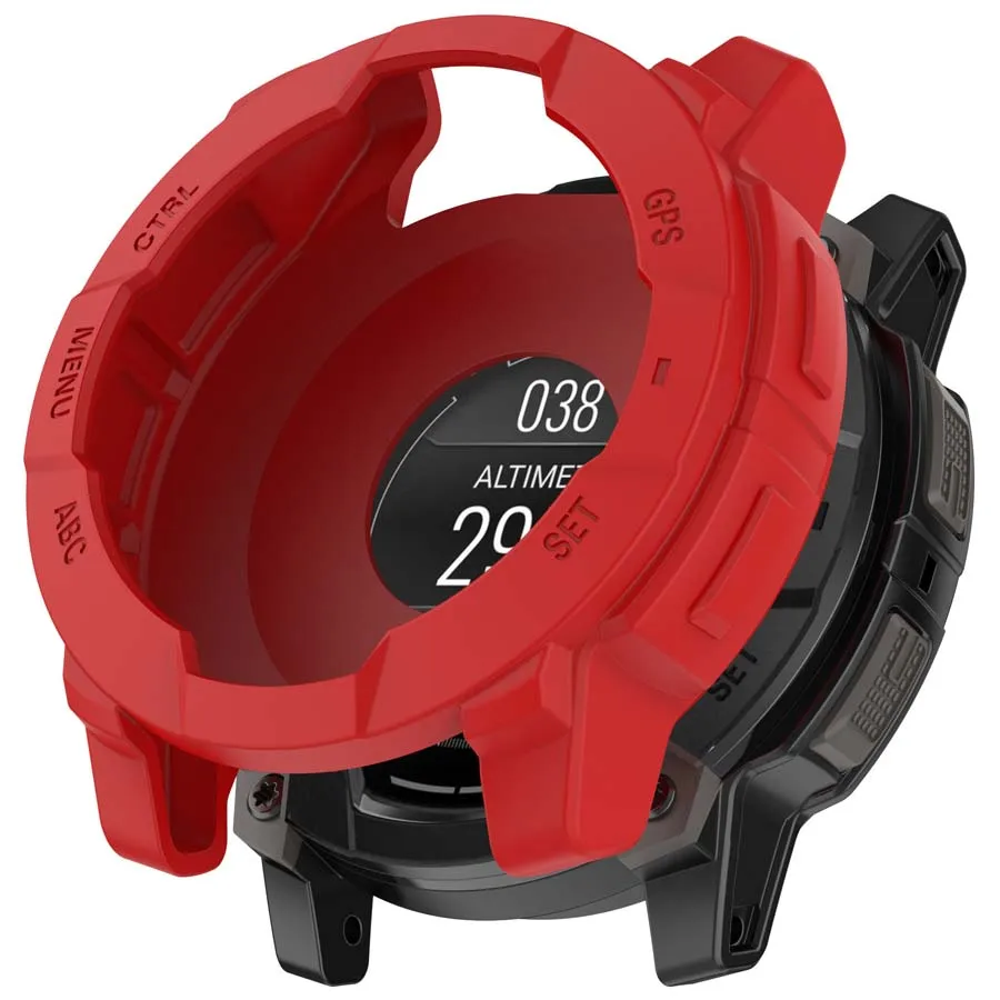 For Garmin Instinct 3 Solar AMOLED 45mm 50mm Case Cover Silicone Protective Shell Frame Bumper For Garmin Instinct 3 Protector