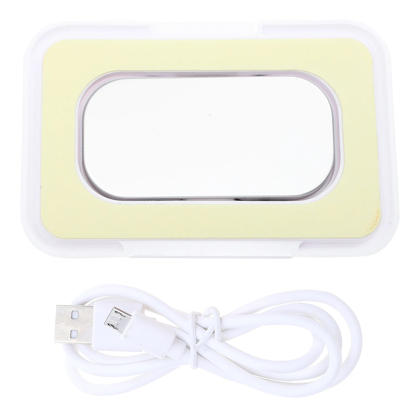 

1pc Baby Warmer Portable Wet Tissue Heater for Car White Constant Temperature ABS Diaper Baby Wipe Warmer Changing