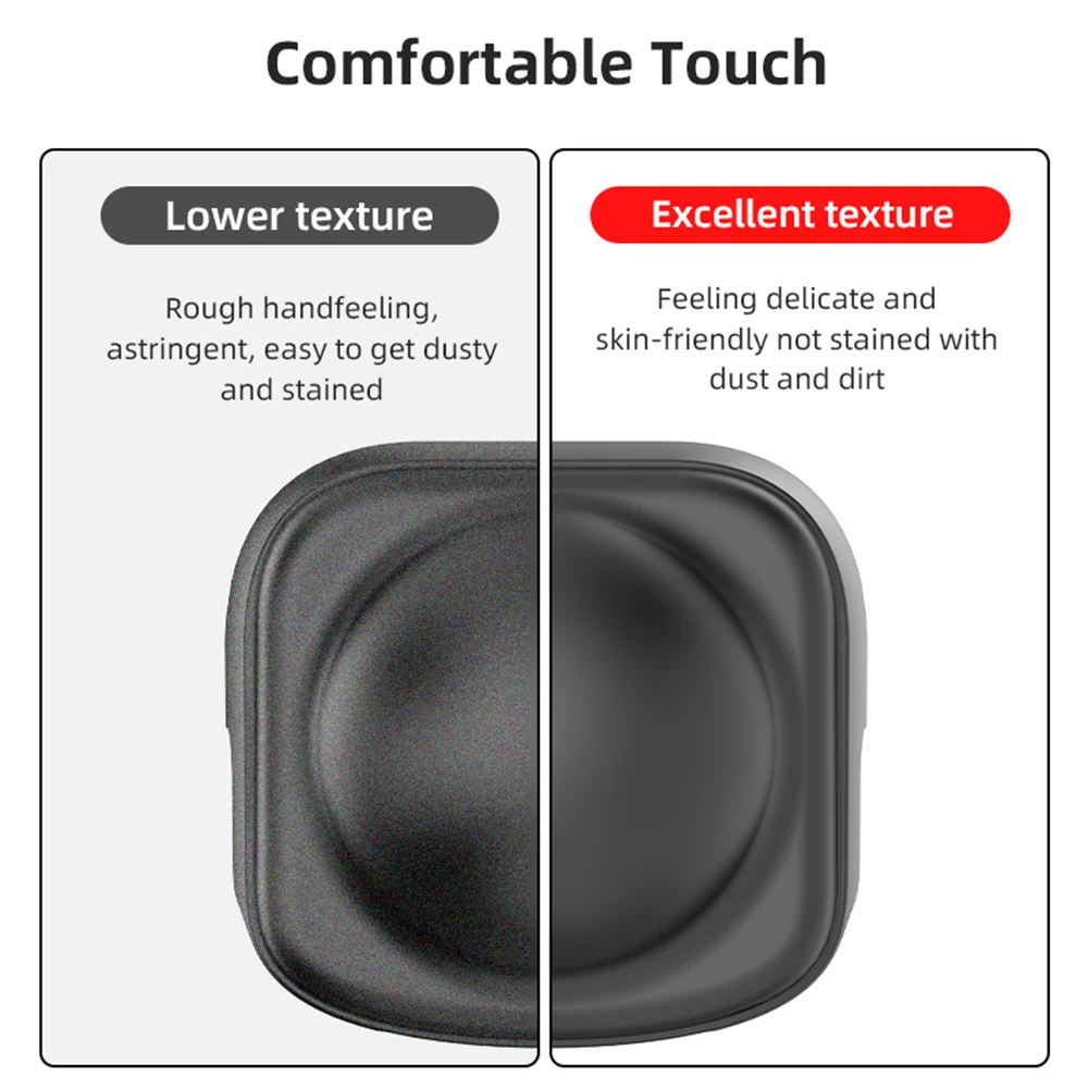 غطاء العدسة ل Insta360 X5 X4 سيليكون كاميرا بانورامية المضادة للخدش غطاء المضادة للسقوط الغبار كاميرا المحمولة عدسة الحرس