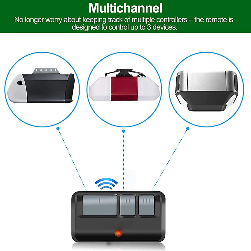 For Liftmaster 893MAX Garage Door Remote Control Compatible With 893LM 971LM 891LM 973LM 371LM 373LM Gate Opener Command