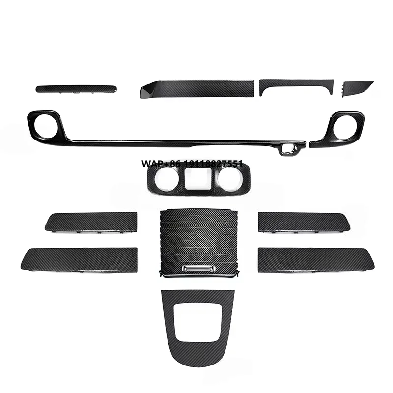 

2025-G-Wagon G Class W465 Premium Dry Carbon Fiber Glossy Black Interior Kit Central Control Plate Console Cover for LHD RHD New