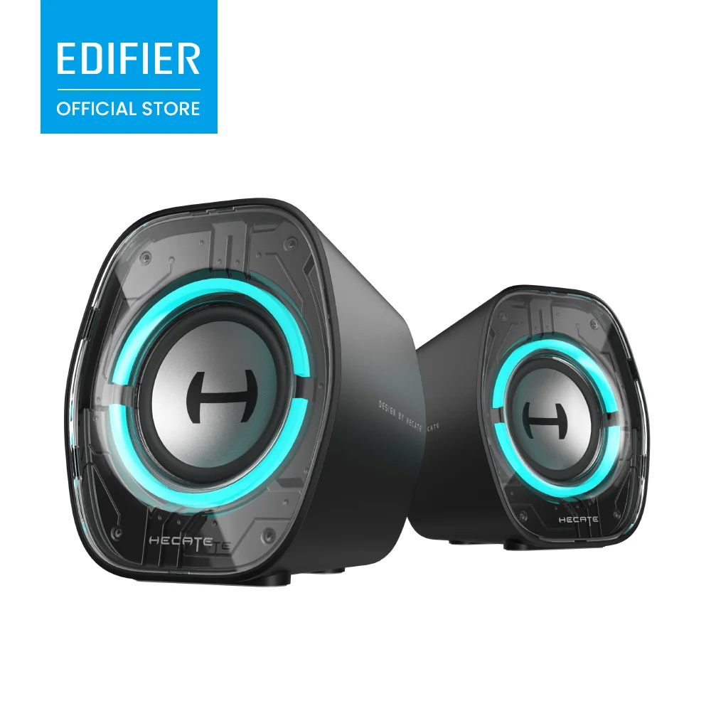 Image of Edifier G1000 II Desktop-Computerlautsprecher für Gaming, 2,5"-Fullrange-Treiber & verstärkter Bass, Bluetooth 5.4 USB-C AUX, 9 dynamische RGB-Beleuchtungsmodi für PC