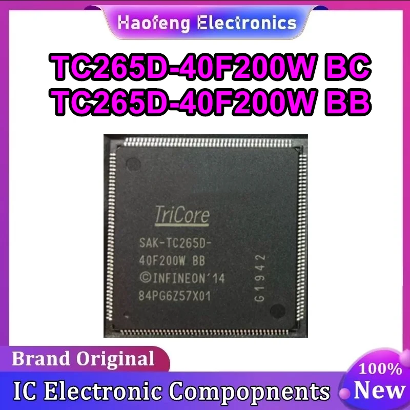 

Микросхема SAK-TC265D-40F200W BB SAK-TC265D-40F200W BC SAK-TC265D QFP176, 100% новая, оригинальная