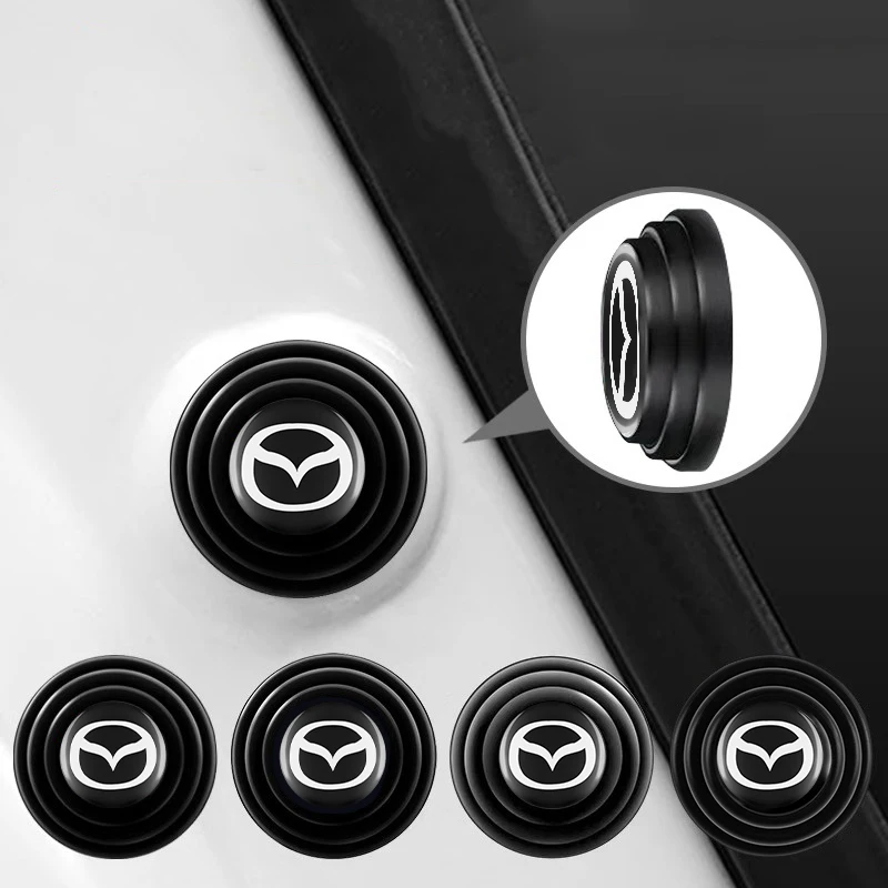 4 قطعة منصات عزل الصوت سيارة امتصاص الصدمات جوانات للصدمات وسادة ملصقات لمازدا 3 BK BL 5 CR CW 6 II GH CX-7 ER MX5