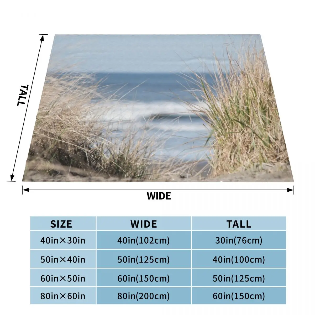 The Beach Beckons Path To Ocean Shore Throw Blanket heavy blanket to sleep Thermal Blanket Plush