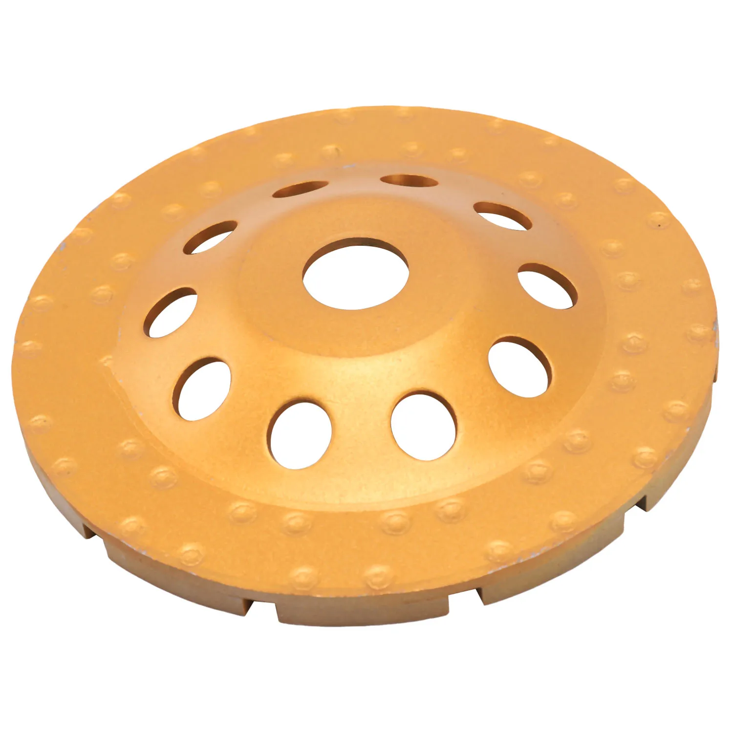 ABNP 150Mm 7 Inch Diamond 2 Row Segment Grinding Wheel Sanding Disc Sander Grinder Cup Abrasive Tools 22Mm Hole for Concrete