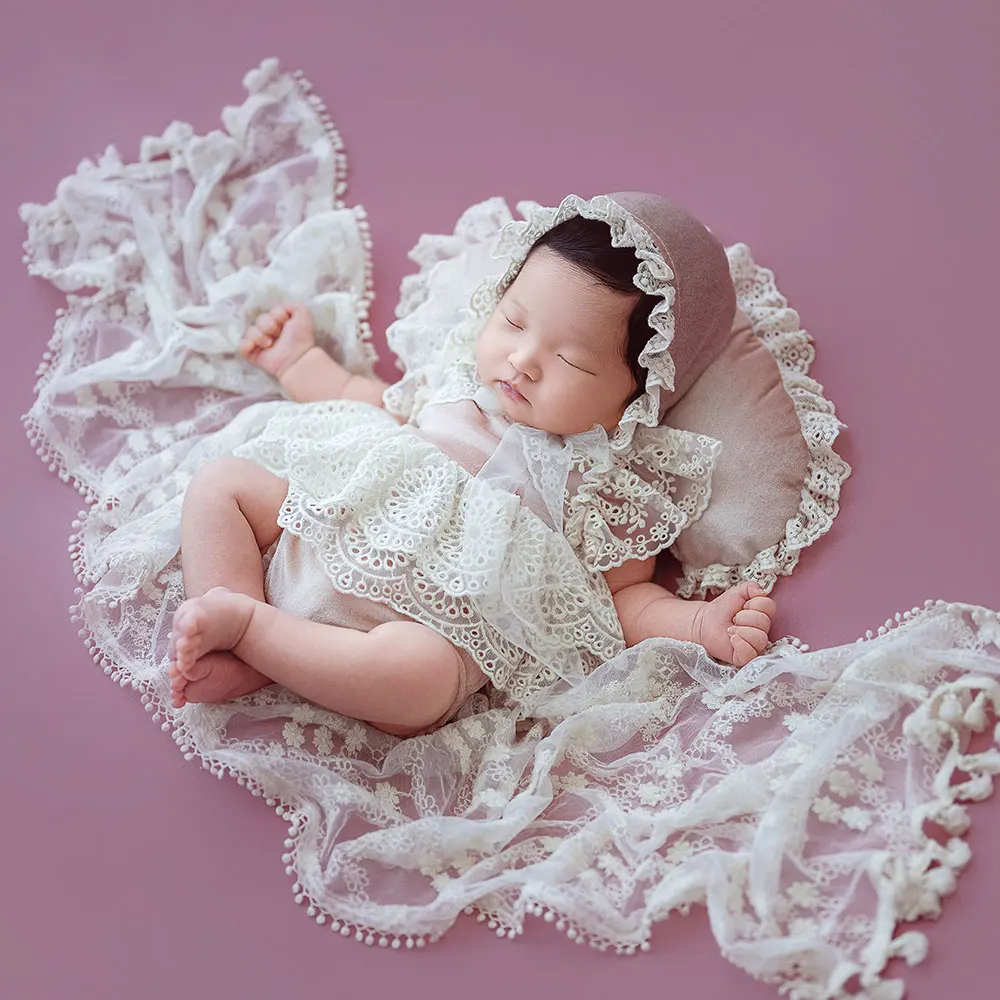 0-1 شهر الوليد التصوير الدعائم الأزهار نمط موضوع وتتسابق مع مطابقة قبعة طفلة تنورة ودعائم الأزهار لاطلاق النار