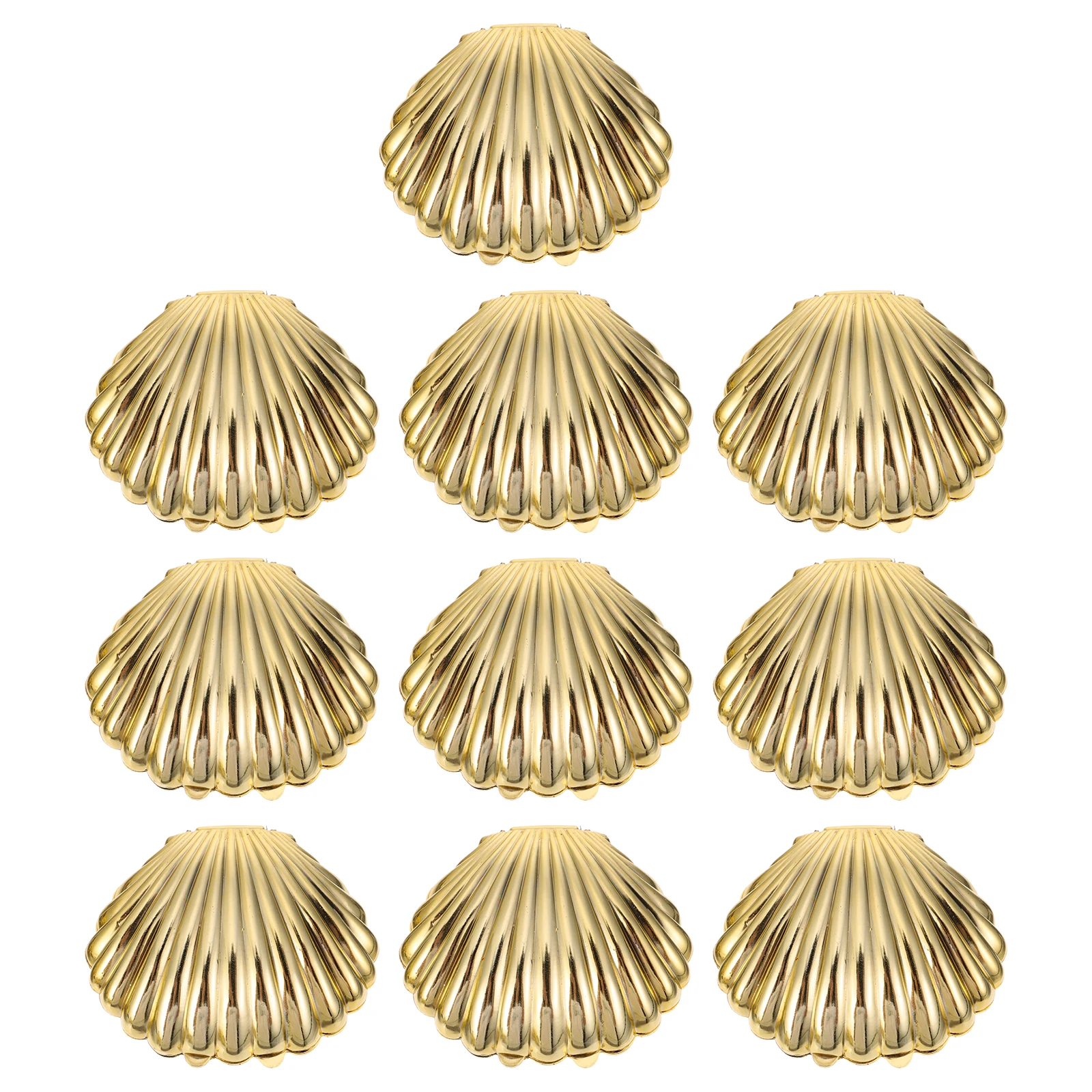 

10pcs Golden Seashell Shell Shape Treats Box Favor Boxes C y Wedding Supplies Shell Shape Treats Biscuit Containers
