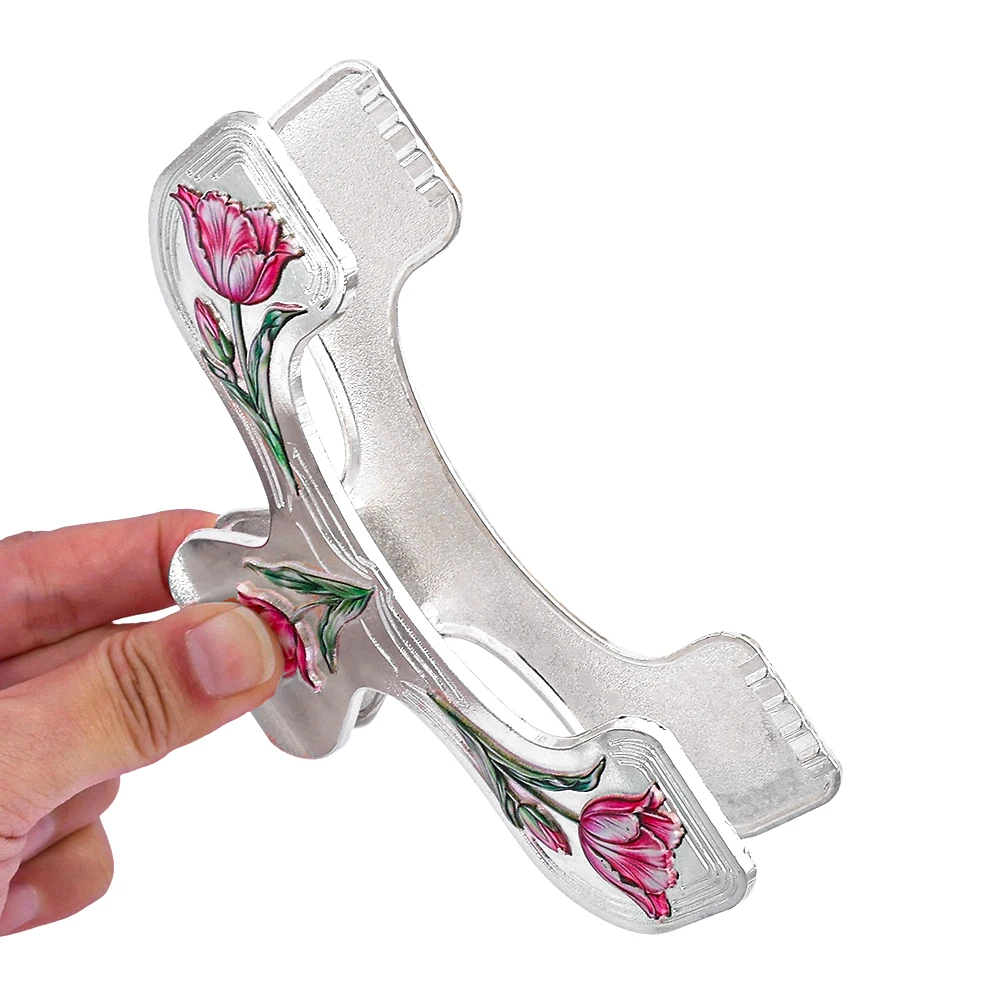 Metal Book Clip Bookmark Floral Design Page Holder Vintage Decorative Paper Clip Reading Accessories Gift for Book Lovers