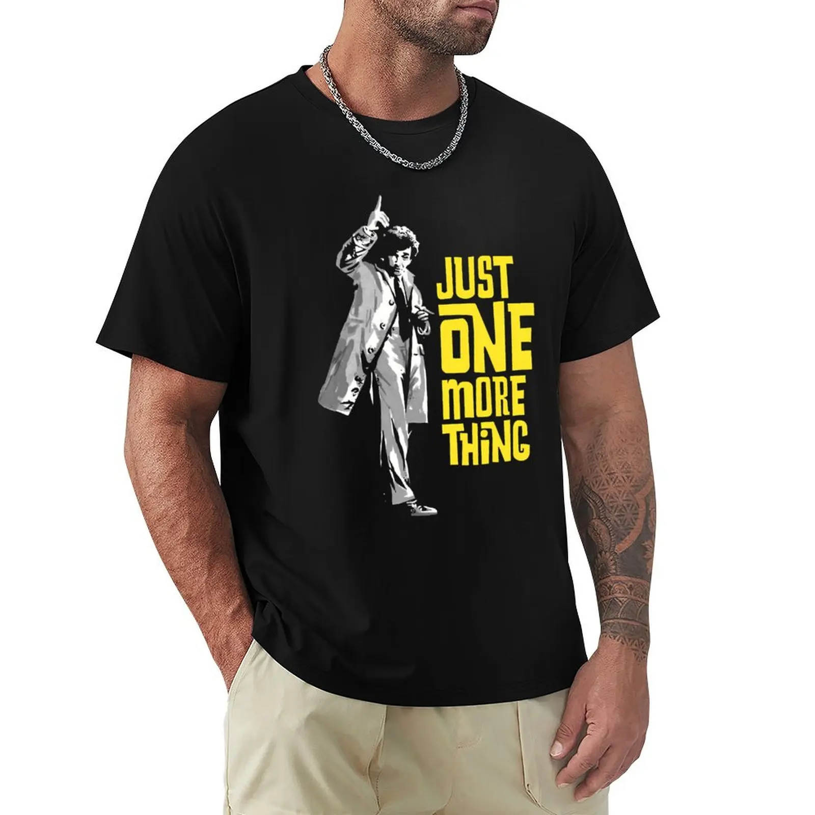 

Columbo - Just One More Thing T-Shirt Aesthetic clothing rapper graphic tees t shirt for men