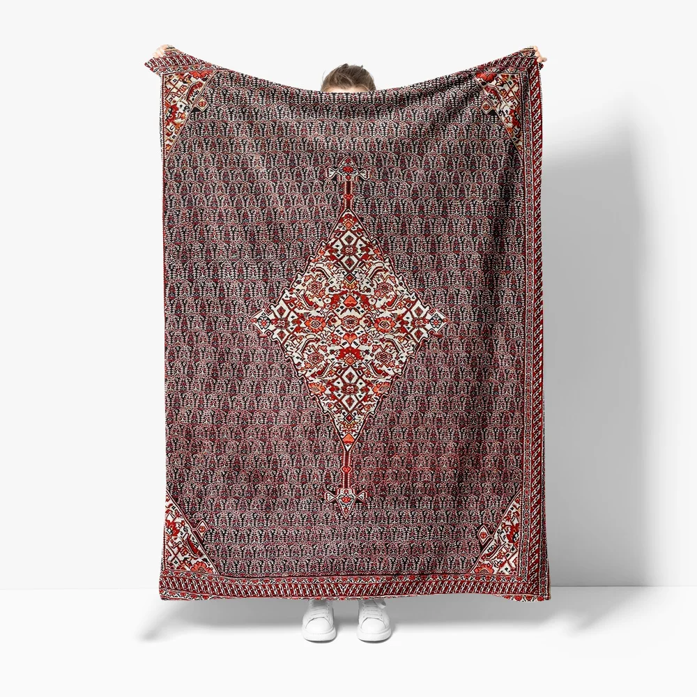 

Марокканский племенный ковер Kilim, винтажный шерстяной коврик ручной работы, хлопковое одеяло для кровати, декоративный чехол для подушки
