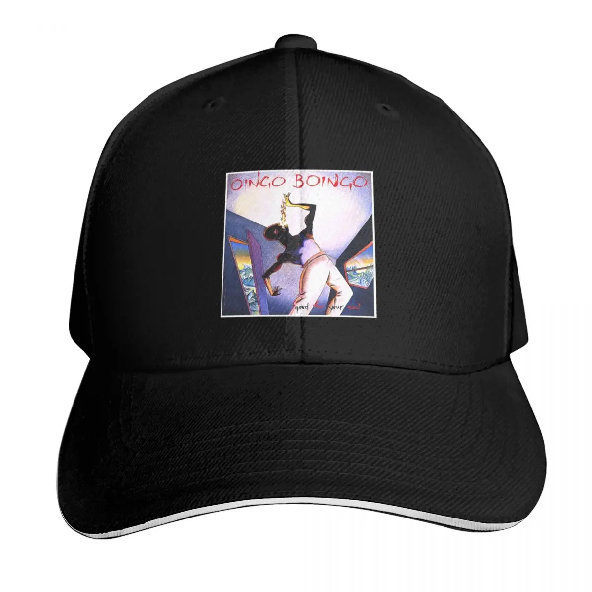 Oingo Boingo Baseball Cap Adjustable Buckle Closure Moisture Wicking Quick Dry Curved Brim Classic Fit