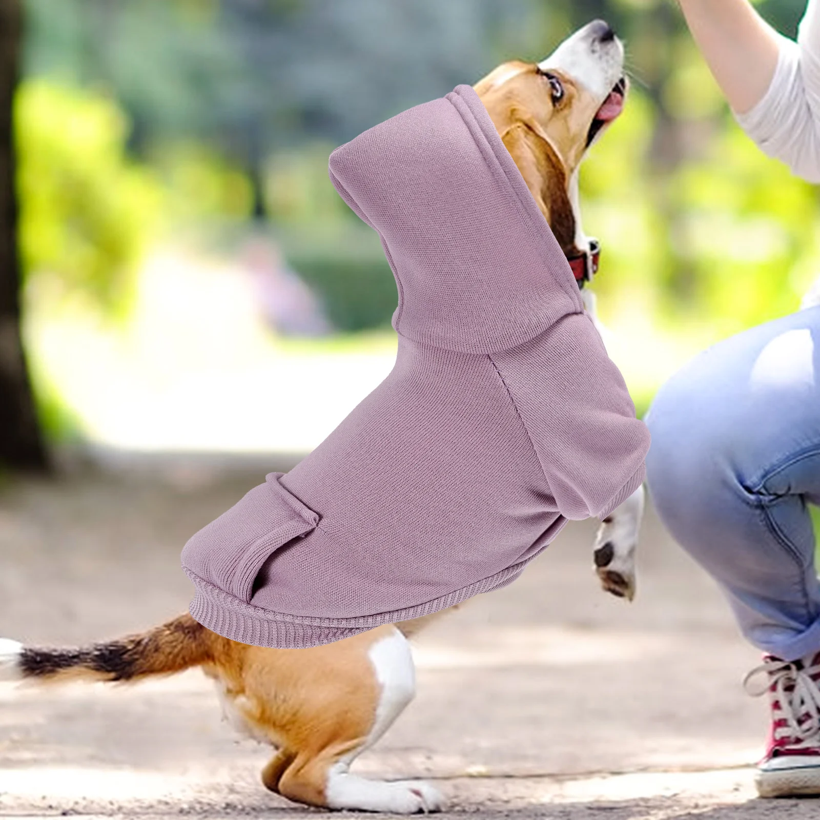 

Lovely Dog Hoodie Puppy Costume Pet Warmth Clothing Small Dog Winter Coat Windproof Adorable Puppy Garment Outdoor Party Photo