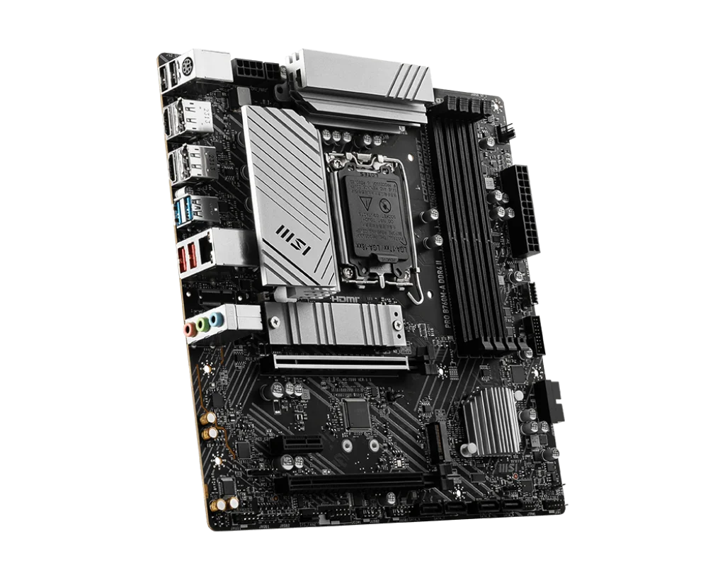 Imagem -03 - Placa-mãe Msi Pro B760m-a Ddr4 ii Lga1700 Intel B760 Suporte I512400f I5-12600kf Cpu Pcie 4.0 4x Ddr4 128gbmatx