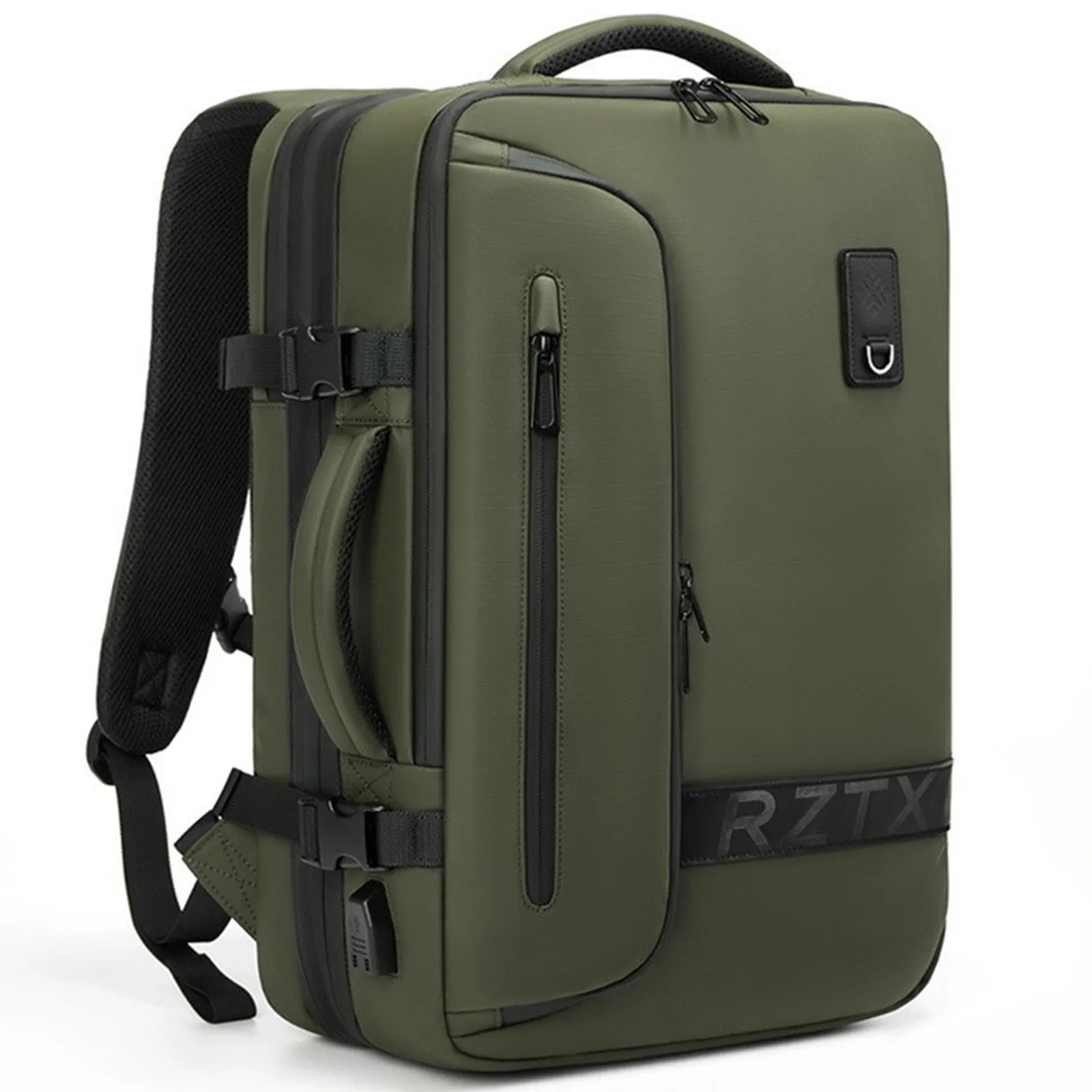 Waterproof Backpack Expandable with Airbag Single Shoulder Bag Laptop Computer Handbag Business Travel Luggage Student Schoolbag