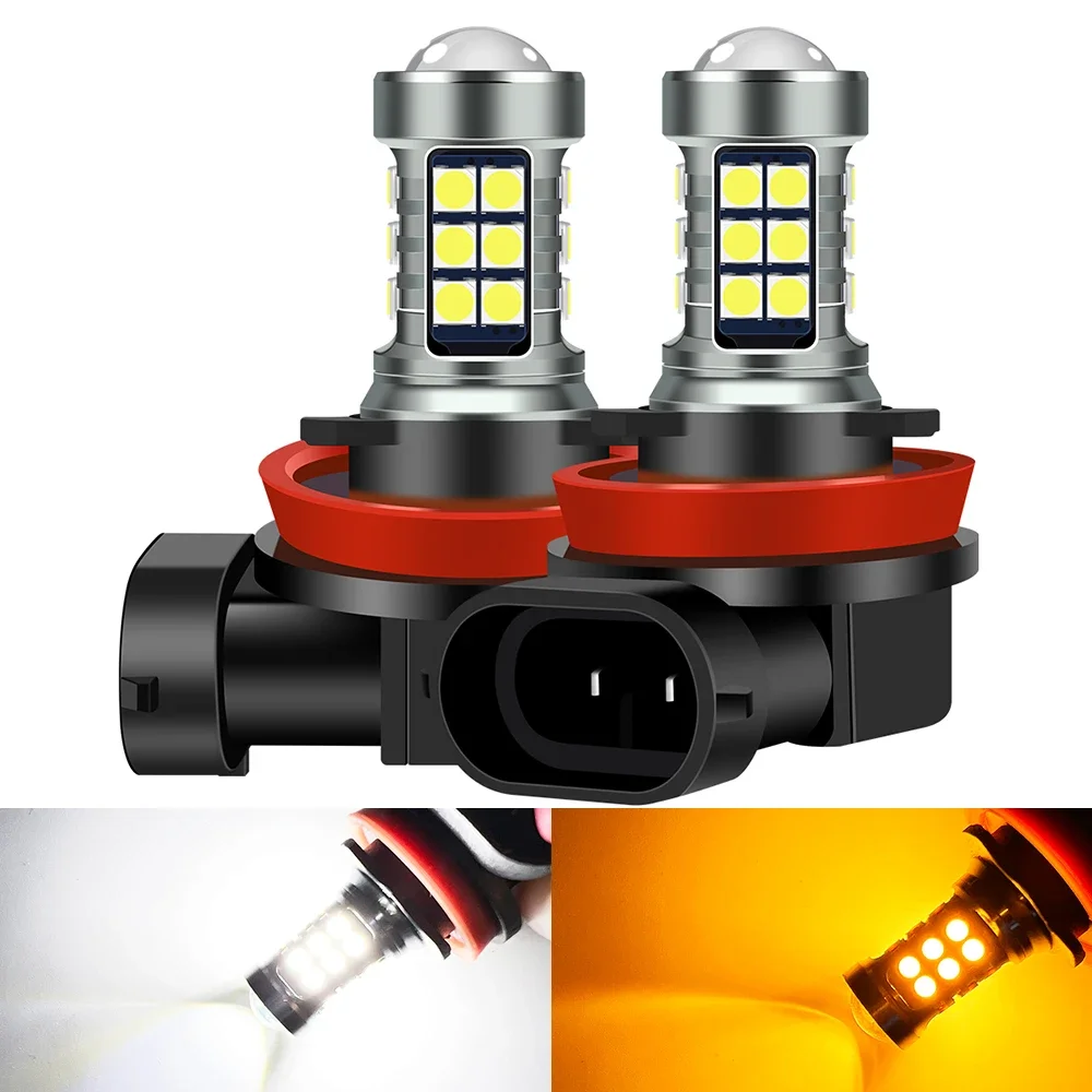 

2x H11 H8 H16JP 9006 HB4 9005HB4 H10 9145 H16 EU 5202 PSX26W PSX24W 2504 P13W LED Bulbs Super Bright Car Fog Lights 6000K White