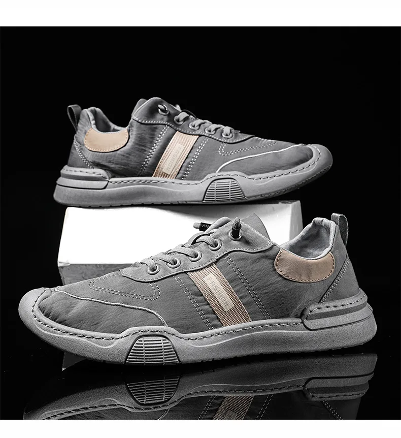 

Men's Winter Breathable Canvas Shoes Korean Style Casual Rubber Sole Durable Cloth Sneakers Versatile Men's Footwear