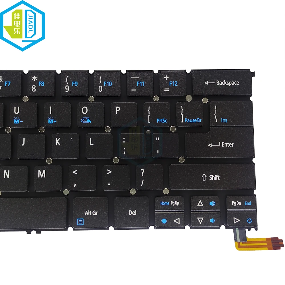 Backlight US English Keyboard For Acer Aspire R13 R7-371 R7-371T S3-392 S3-392G R7-371T-59ZK USA Backlit Keyboards NKI1313007