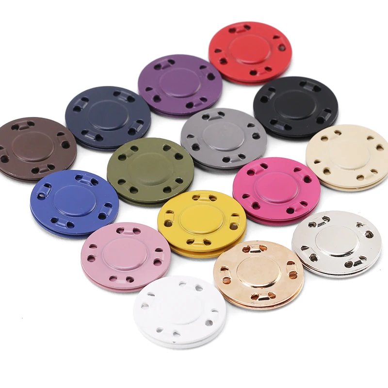 

5 Pairs Magnetic Buttons Invisible Button For Needlework Use For Jacket/Coat/Cardigan/Bag DIY Sewing Snap Buttons For Clothing