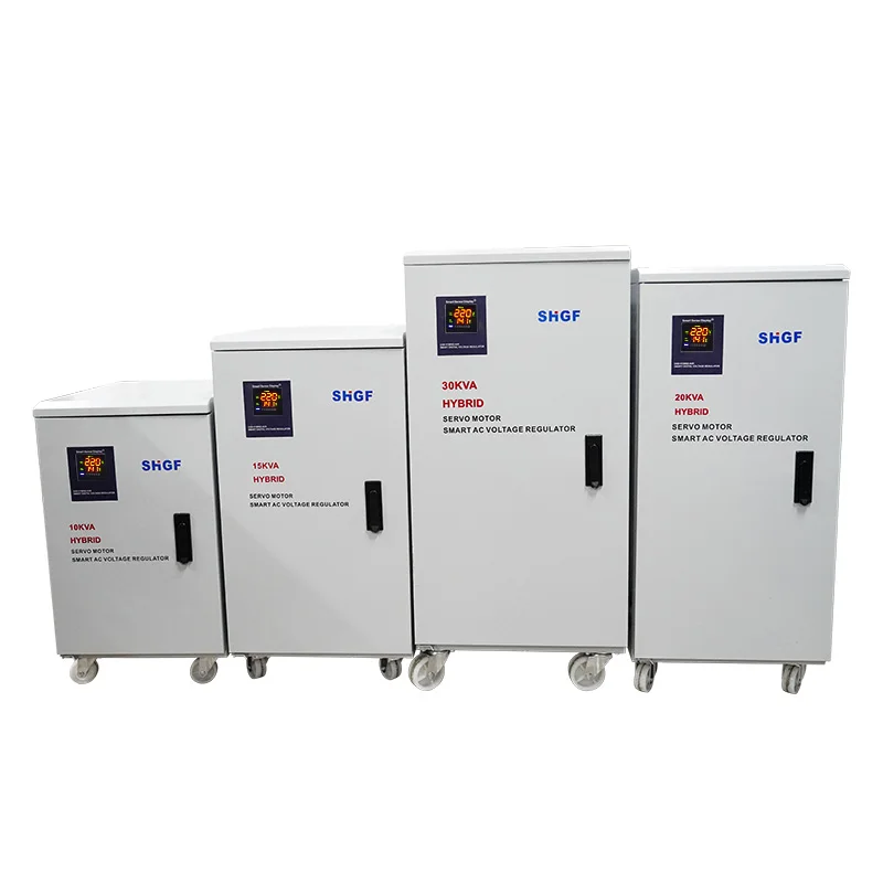 TND Series 15 Kva Factory Price Automatic Ac Servo Voltage Stabilizer / Regulator for 220/230 Volts 50hz 60hz Hybrid Power SVC view 3