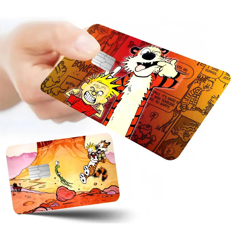 Andrews McMeel Publishing Cartoon Credit Card Skin Stickers for Bank Card Bus Metro Card Sticker Waterproof Women Gift