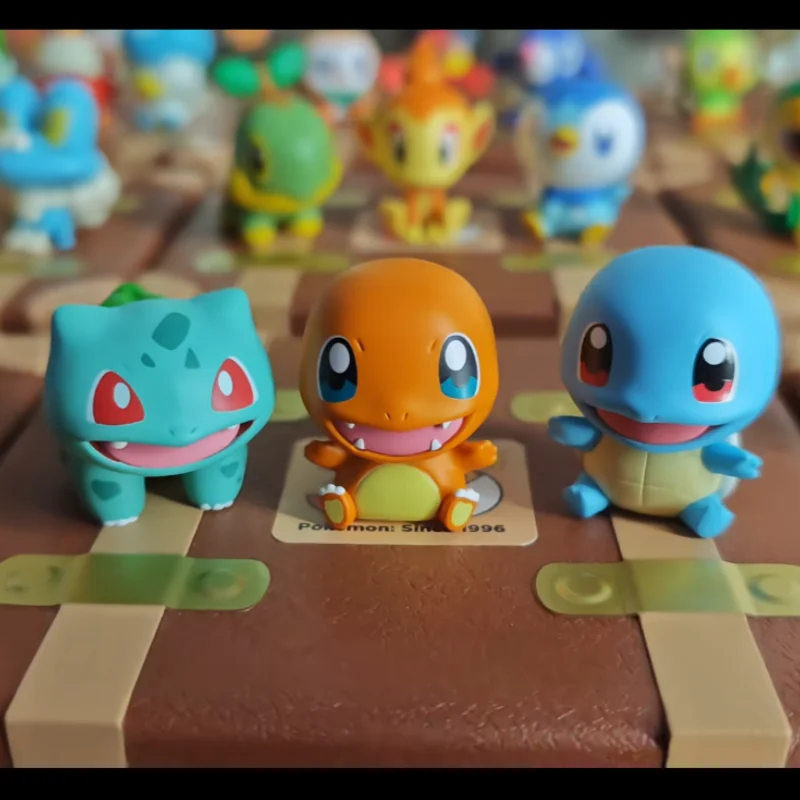Коллекционный набор фигурок Funism Pokemon: 30-летие, серия Palmsize Wonders First Partners, аниме-фигурки, игрушки, сюрприз-бокс