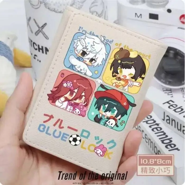 

Chigiri Hyoma Blue Lock Bachira Meguru FS Кошелек из искусственной кожи Кошелек для карт Монета Hasp Сумка для денег Косплей Подарок B1592 Аниме