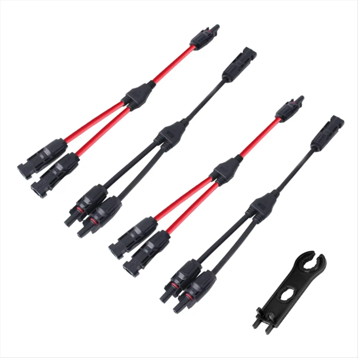 A003 Y Branch Plug 1 to 2 Parallel Connection Solar Connector Photovoltaic Panel Adaptor of Battery Plate Assembly Group Line