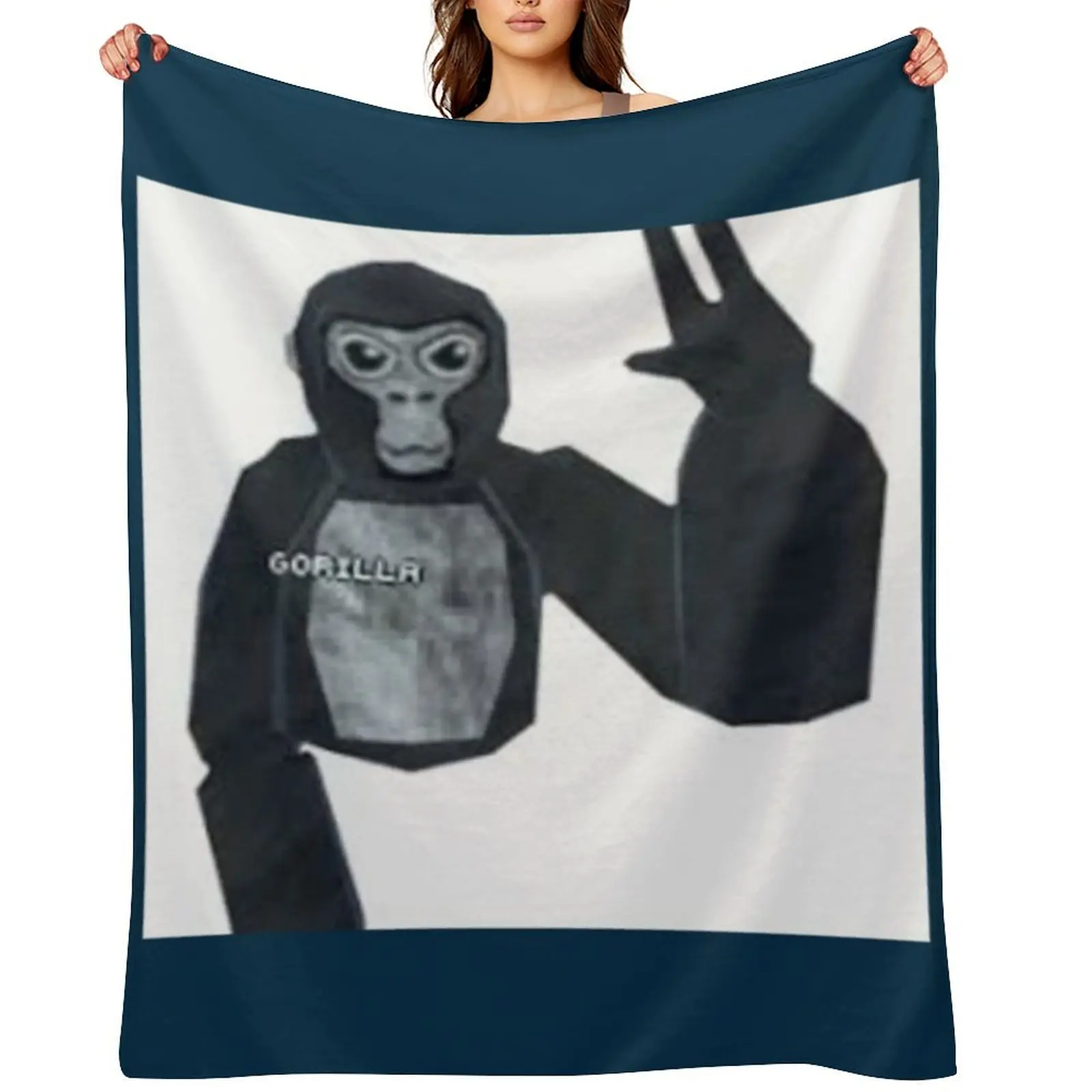 

Gorilla tag monkey Throw Blanket For Decorative Sofa christmas decoration Soft Softest Blankets
