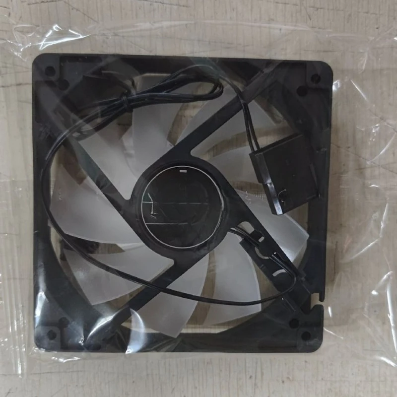 

Colorful light effect 12CM chassis fan, suitable for large 4pin interface