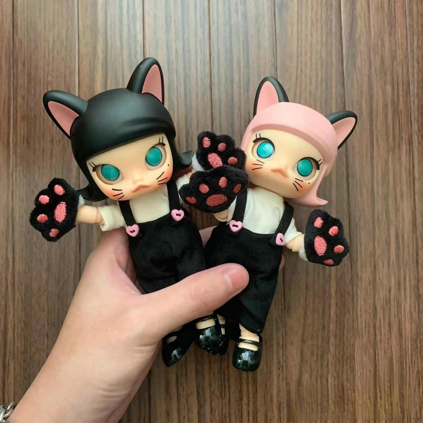 Black Cat MOLLY BJD Doll Cute Kitty Ear and Claw Customized Girl Designer Toy Rare Collection Accompany Gift Healing Love