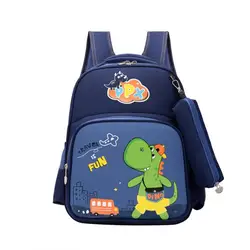 Basisschool Student Tas Cartoon Schattige Dinosaurus Rugzak Student Tas Mochila Escolar Rugzak Schooltassen Plecak Schooltas