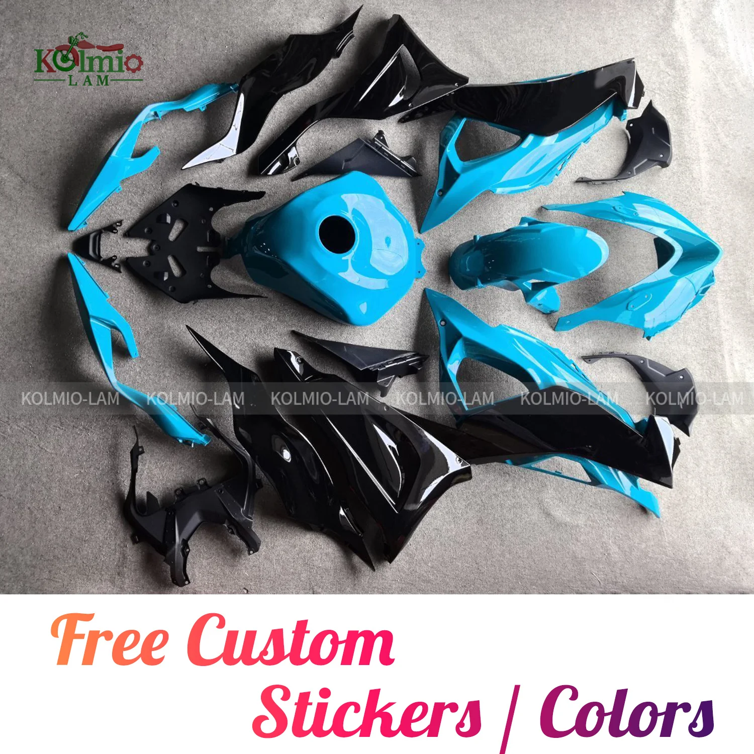 

Подходит для Kawasaki Ninja ZX6R 2024-2021, пластиковый обтекатель мотоцикла, комплект кузова ZX636 ZX-6R ZX 6R