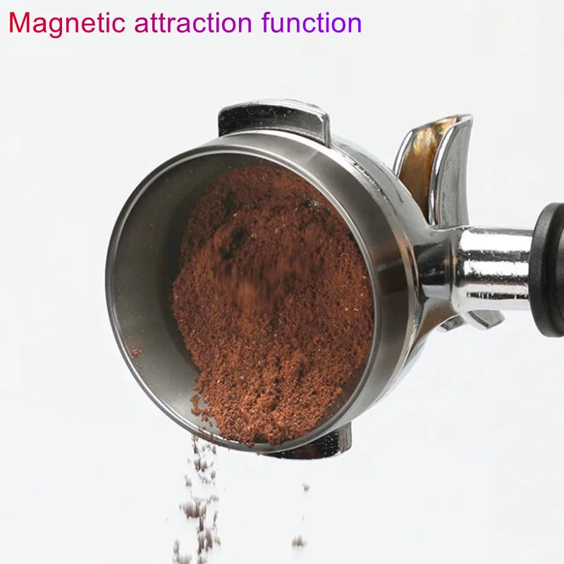 49/51/53/58mm Espresso Dosing Funnel with Magnetic Points Aluminum Coffee Dosing Ring Portafilter Barista Coffee Accessories