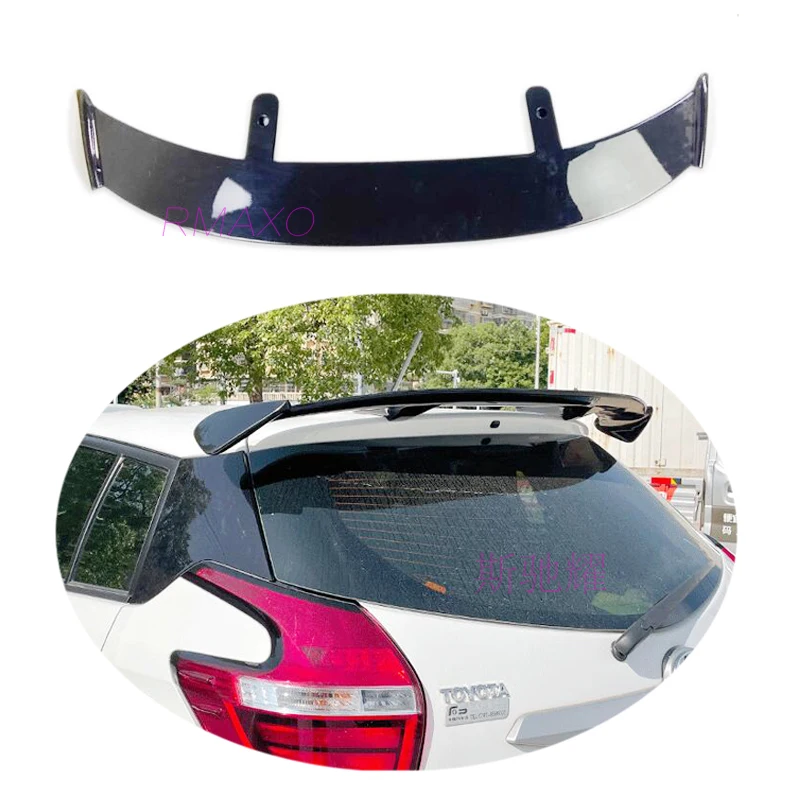 For Toyota YARiS hatchback Universal TF Spoiler 2006-2018 Vitz Spoiler ABS plastic Material Car Rear Wing Color Rear Spoiler