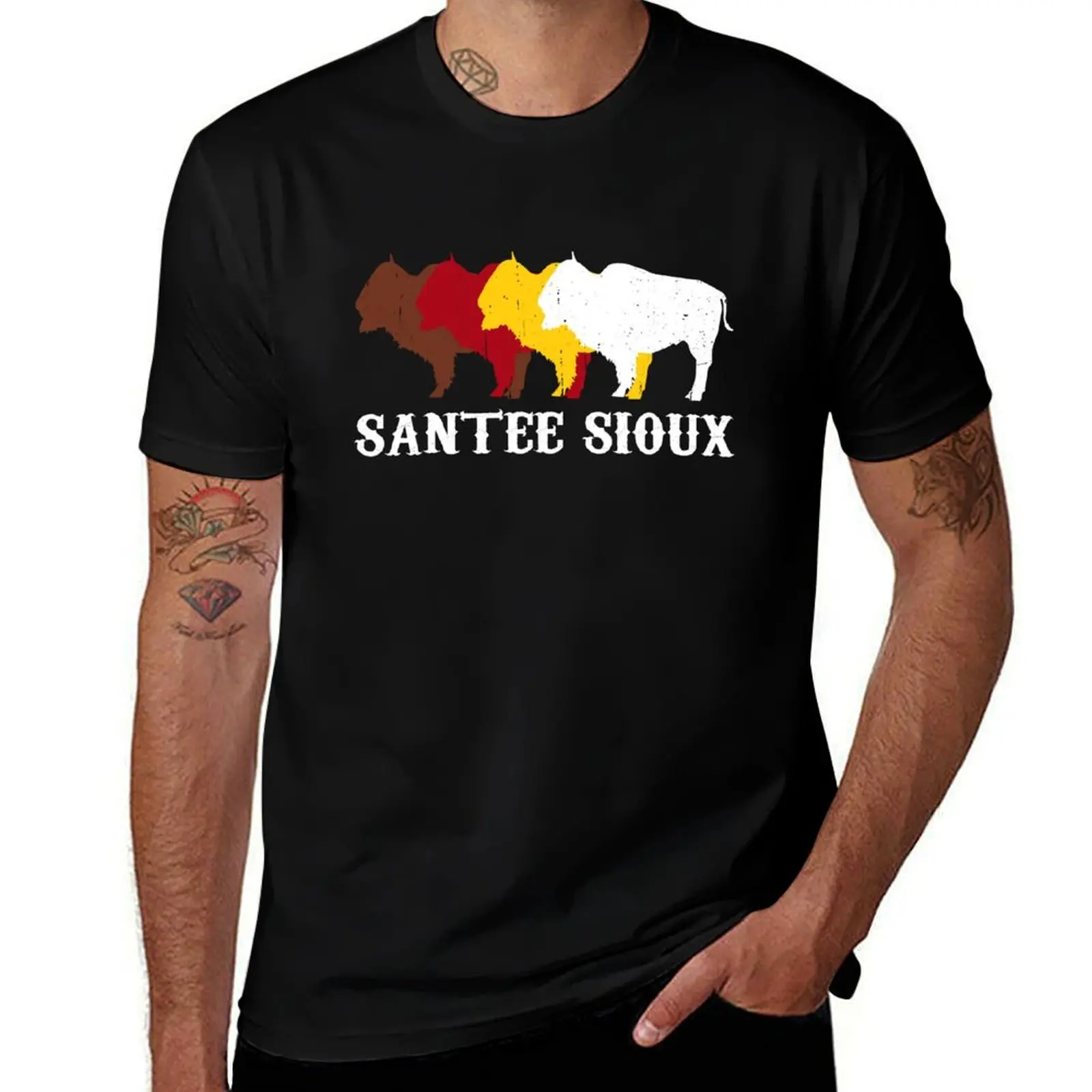 

Santee Sioux Tribe T-Shirt cotton t shirts man 100% t shirt man luxury t shirts cotton 100% T-shirt