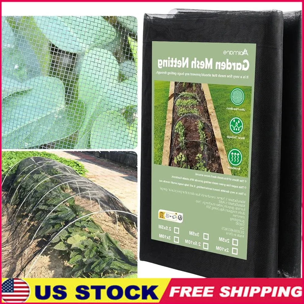 

Более плотная садовая сетка, ультратонкие черные чехлы для растений, защита от насекомых, овощей, фруктов, цветов, устойчивый к ультрафиолетовому излучению, легкий вес