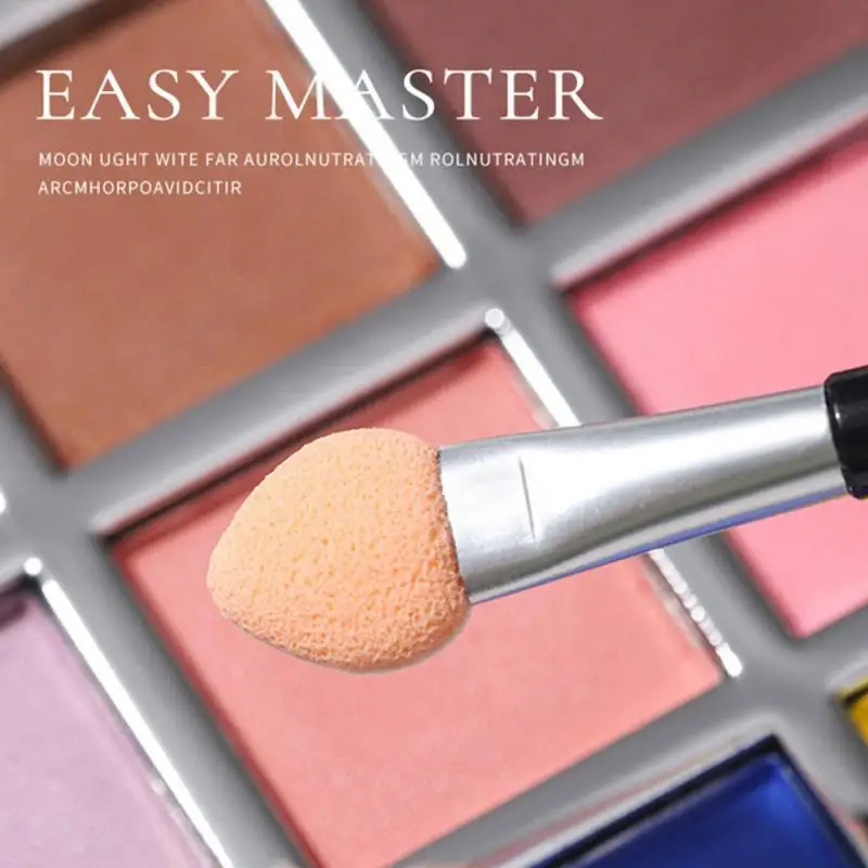 Bastoncino di spugna a doppia estremità bastoncino di cotone facile da colorare spugna di alta qualità pennello morbido per ombretti strumenti di bellezza strumenti per Manicure