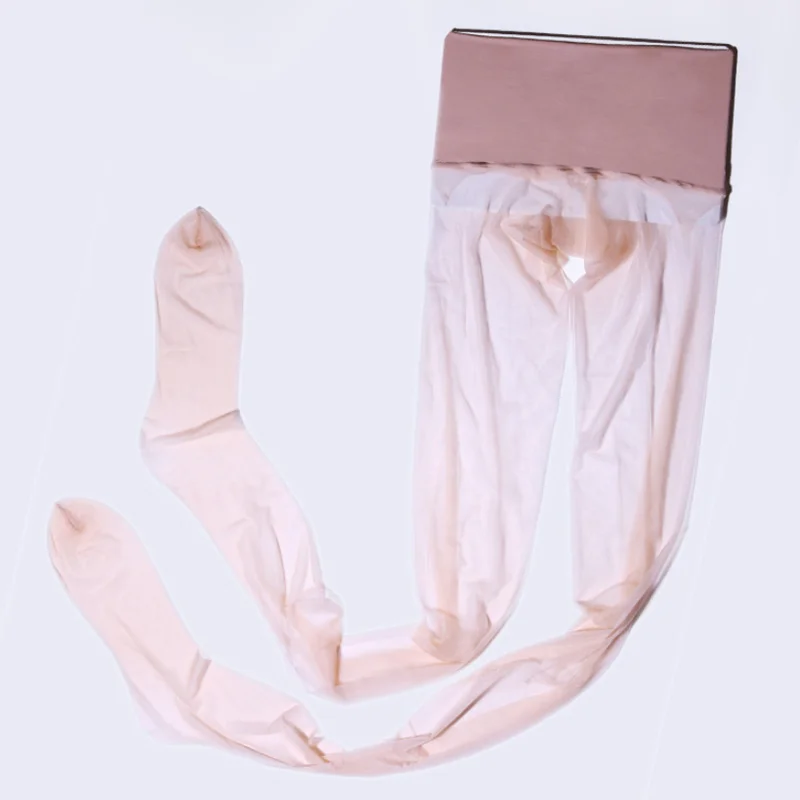 DOIAESKV-Bas brillants à l'huile pour femmes, collants sans couture sexy, collants de luxe, entrejambe ouvert, lingerie transparente, 5D