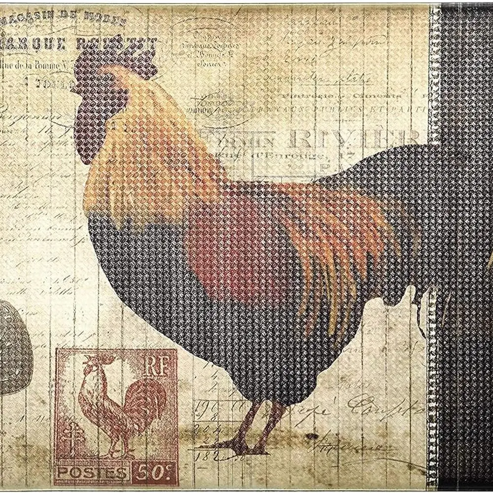 

Кухонный коврик против усталости для пола, мягкий кухонный коврик с тиснением на тему, нескользящий, легко протирается, толщина 1/2 дюйма