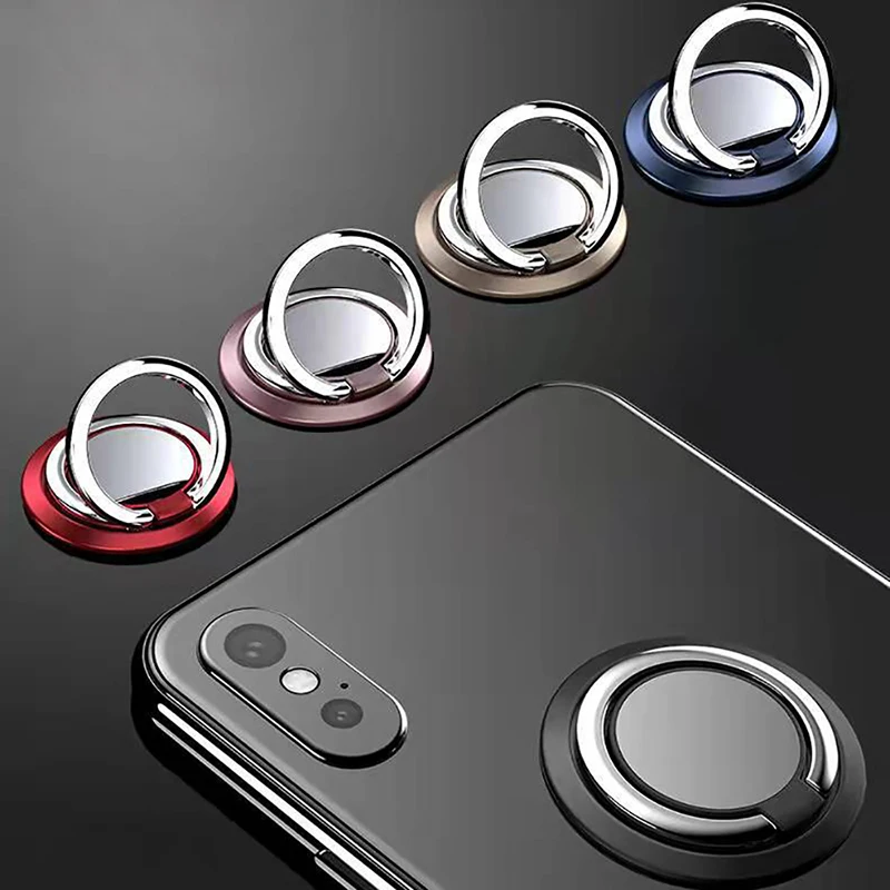 

Вращающийся на 360 градусов держатель для мобильного телефона с кольцом на палец для iPhone Samsung Xiaomi, универсальное автомобильное магнитное крепление, металлическая подставка на заднюю панель