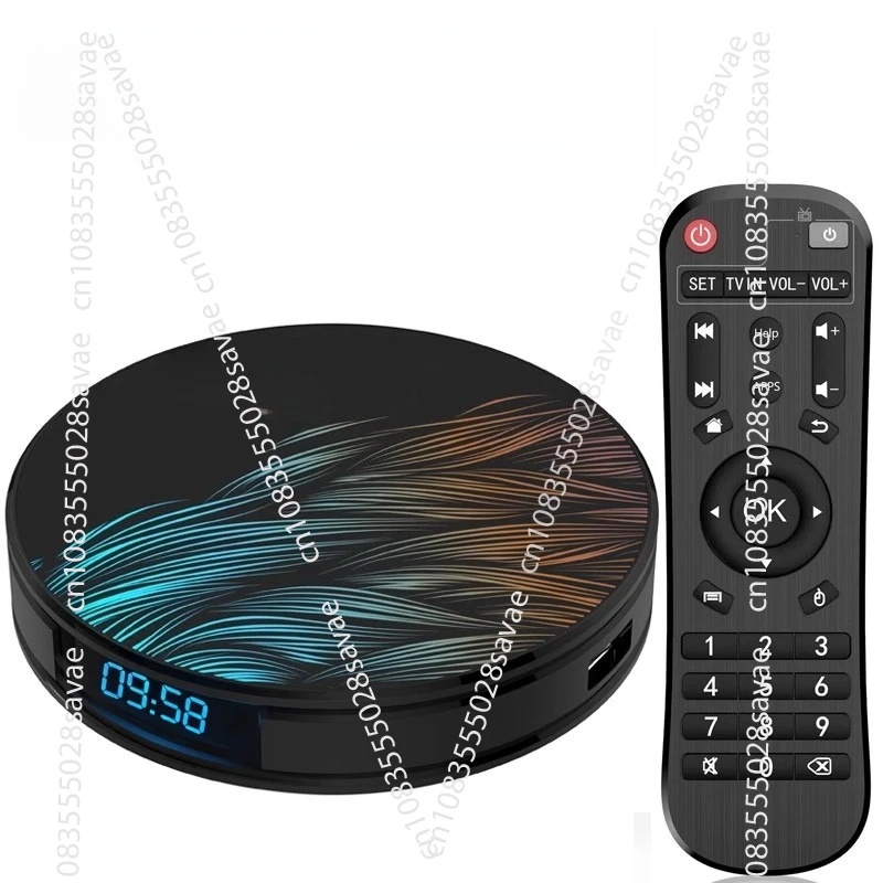 

RK3318 Quad Core Android 9.0 Box 4G 64G Bluetooth Dual Band wifi Built-in flash memory