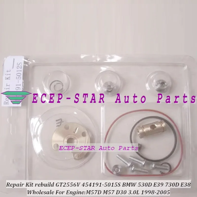 

Ремкомплект турбокомпрессора GT2556V 454191-5015S 454191 454191-5012S 2248906G для BMW 530D E39 730D E38 M57D M57 D30 3.0L