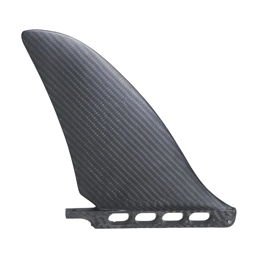 High Performance Carbon Fiber Surf Fin for Paddleboards and Surfboards 94g Racing Style with Streamlined Design Gray