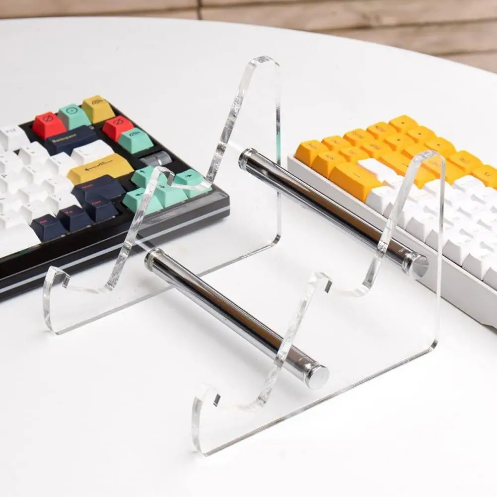 Acrylic Keyboard Display Stand Detachable Transparent Frame Photo Bracket Keyboard Bracket Tablets E1B5