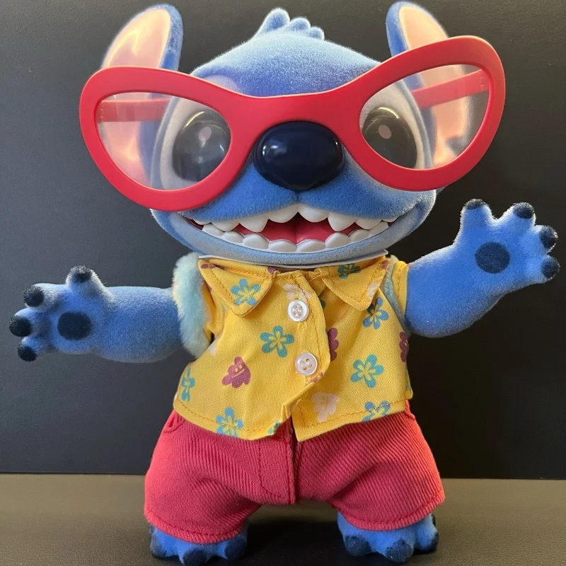 

В наличии новая летняя серия Hello Stitch, милая виниловая коллекционная фигурка 25 см, 9,8 дюйма, большой корпус, игрушка, украшение, подарки на день рождения