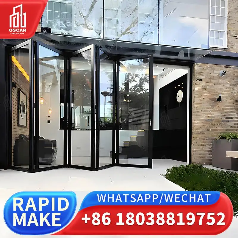 

Customizable Factorymade Multi function Aluminum Folding Partition Door for Commercial Spaces in EU Aluminum Folding Door