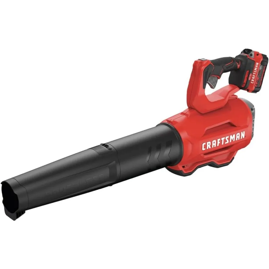 Caricabatteria per soffiatore a foglie senza fili V20 incluso per una efficiente manutenzione del cortile Prestazioni ad alta potenza con batteria a lunga durata