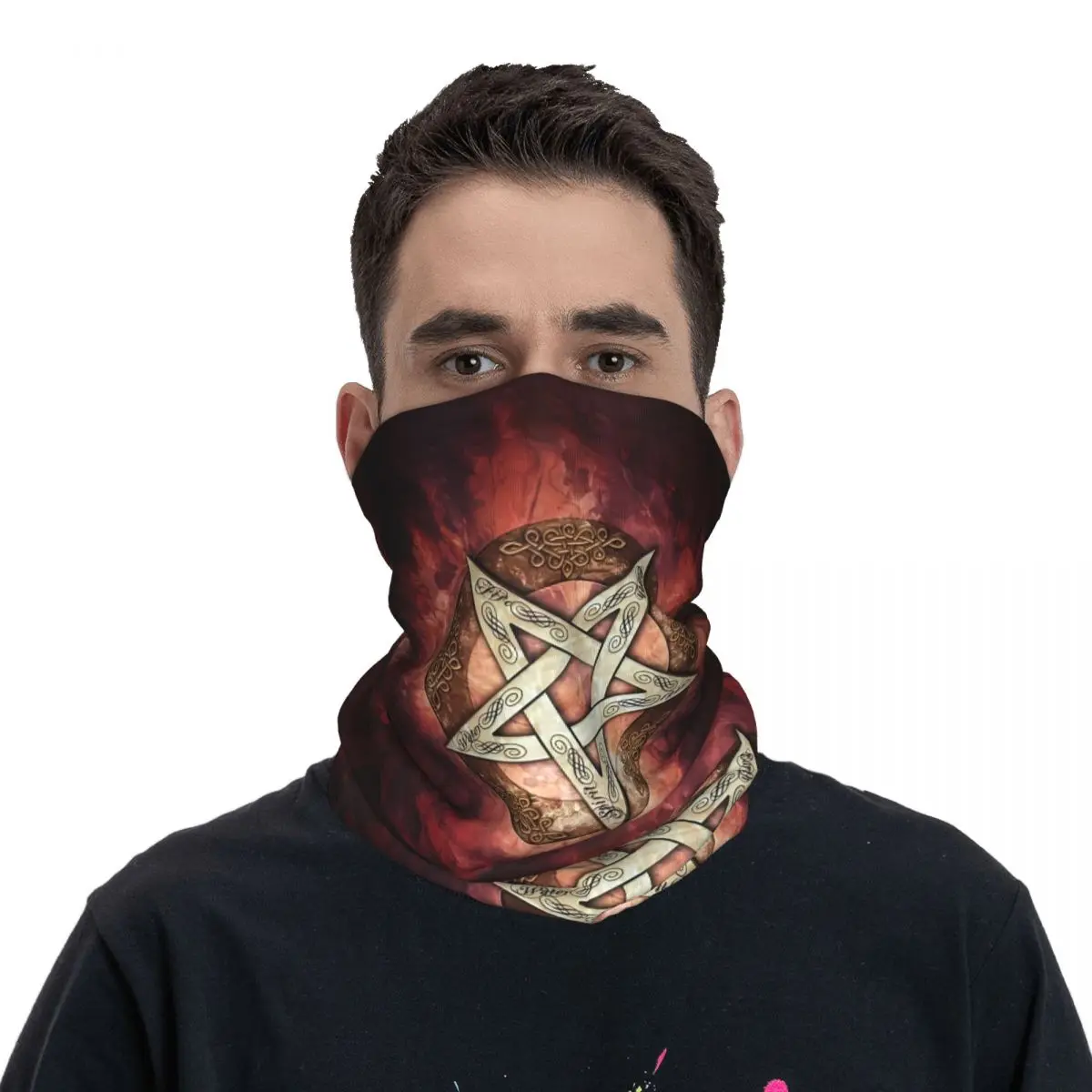 Classic Culture Scarf Neckerchief Neck Face Mask Polyester