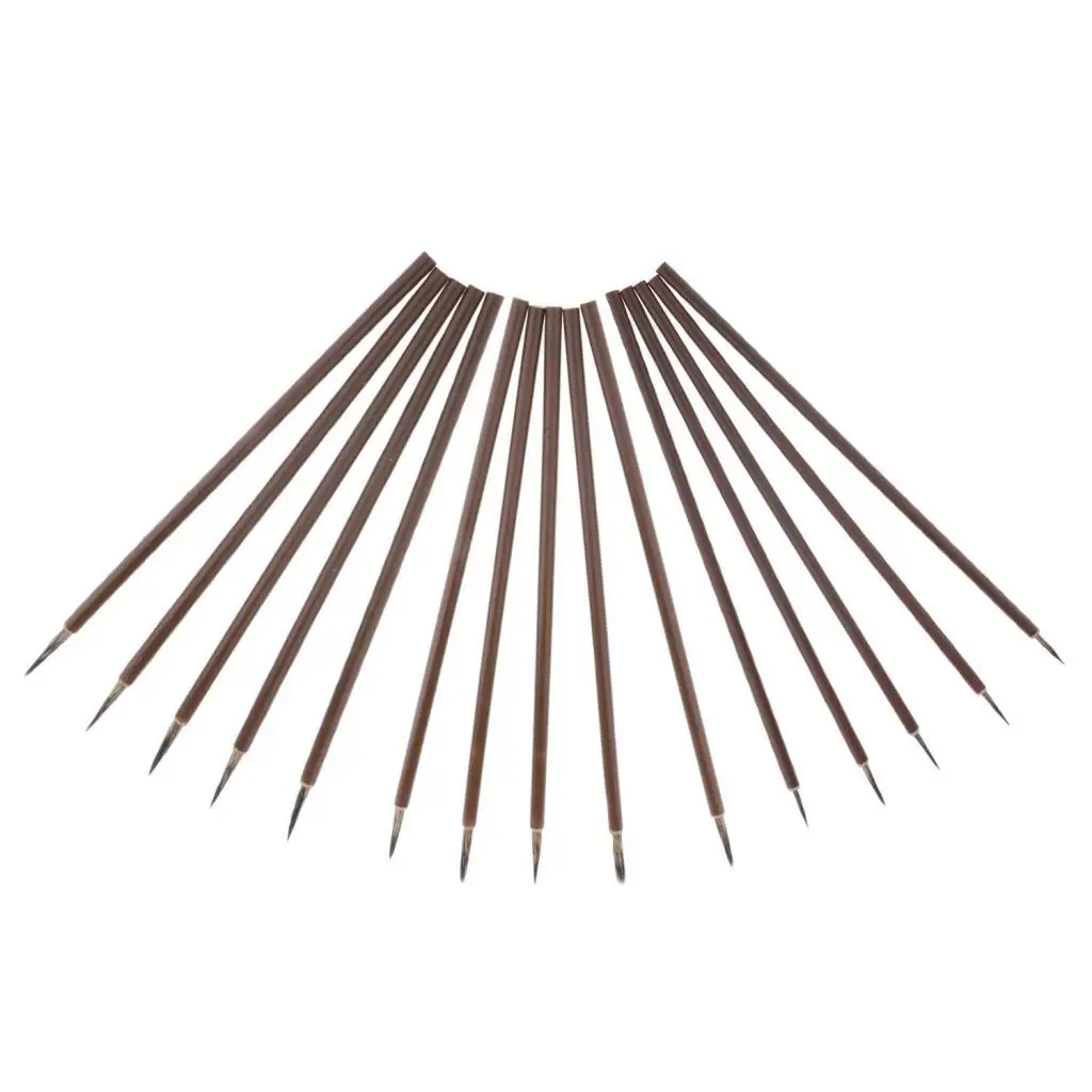 5Water Hair Paint Brushes Script Liner Spotter for Paintng Stationery